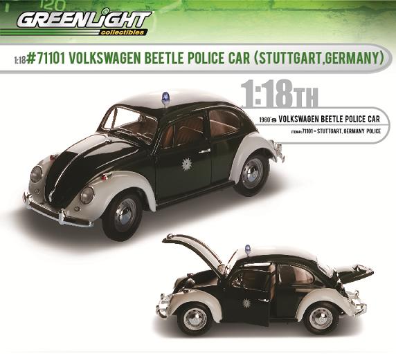 Die Cast X - Diecast Model Cars | Greenlight Beetle Police Car