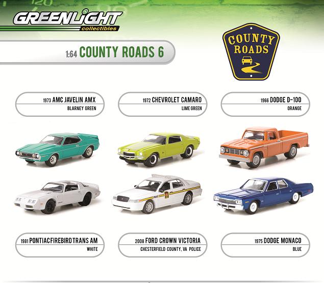 Die Cast X - Diecast Model Cars | Greenlight County Roads 6