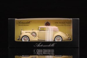 Die Cast X - Diecast Model Cars | Automodello Packard Twelve Victoria 1938 Hand Sample On The Chopping Block at Scoomer.com