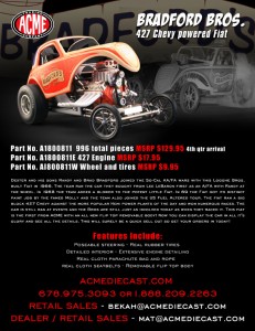 Die Cast X - Diecast Model Cars | ACME’s Bradford Brothers Altered Coming Soon