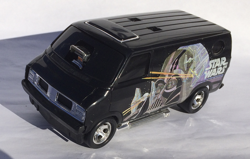 Star Wars, Collectible, Custom Van, Boogie Van,  Scale Model, Rip-Cord, Kenner, Stunt Car