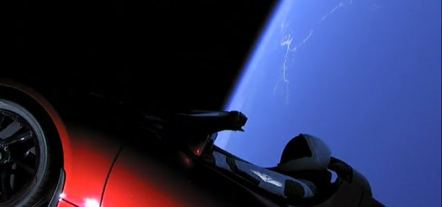 VIDEO: Watch a Tesla Roadster go 16,500mph and Launch into Space with Hot Wheels Hitching a Ride!