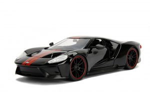 Diecast Sports Car, Exotic, Supercar, Ford GT, Ecoboost, Collectible, Replica, Jada, Big Time Muscle, 1:24 scale