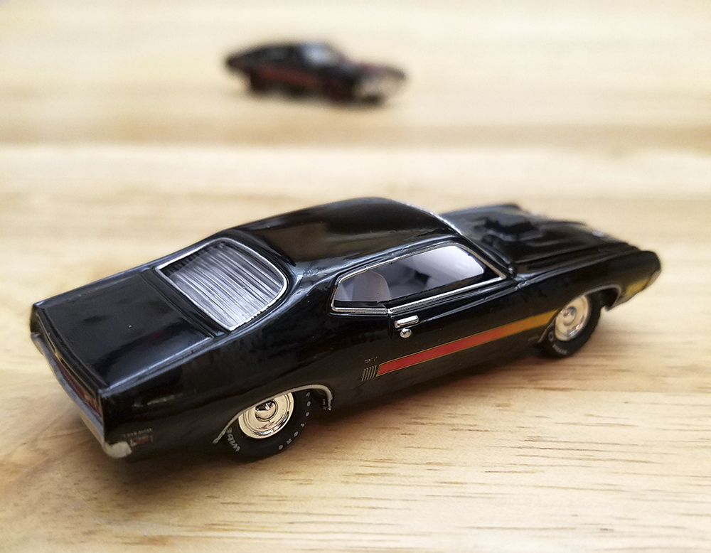 Diecast Muscle Car, Collectible, 1/64 scale, 1:64, Johnny Lightning, Hot Wheels, Ford, Torino, Fairlane, 429