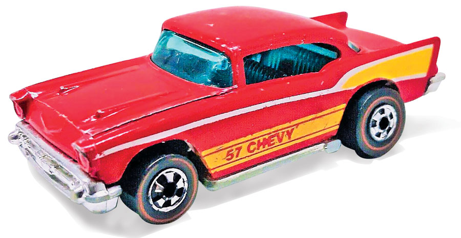 Red Loose Opened Hot wheels ID Series 2021 > '56 Chevy Bel Air 